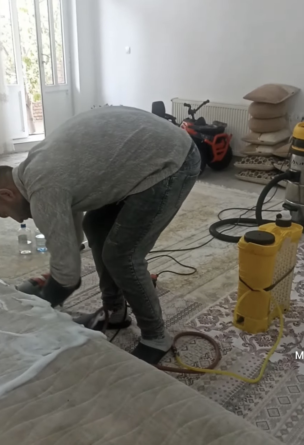 Sofa gereinigt